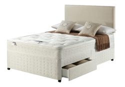 Silentnight - Travis Small - Double Ortho 2 Drawer - Divan Bed